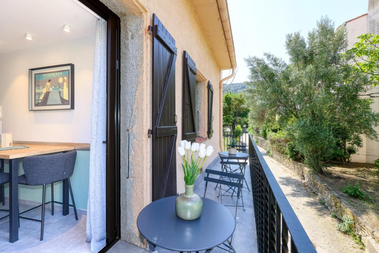 Magnifique T3 Bord De Mer Garage Prive Classe 3 Etoiles Collioure Extérieur photo